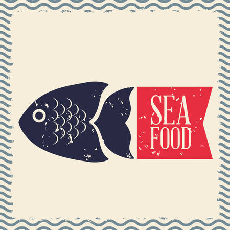 Fish digital design, vector illustration 10 eps graphicのイラスト素材