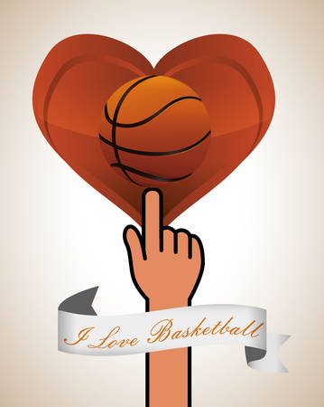 Basketball digital design, vector illustration 10 eps graphicのイラスト素材