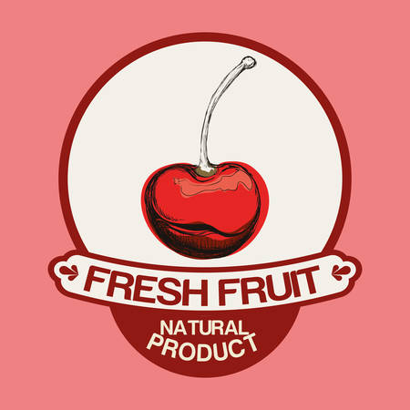 Fruits digital design, vector illustration 10 eps graphicのイラスト素材