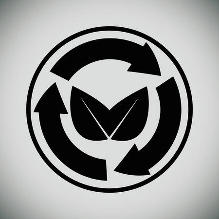 Think green digital design, vector illustrationのイラスト素材