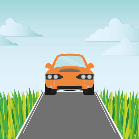 Car digital design, vector illustration 10 eps graphicのイラスト素材