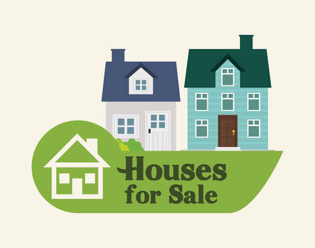 House digital design, vector illustration のイラスト素材