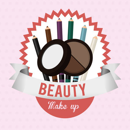 Make up digital design, vector illustration のイラスト素材