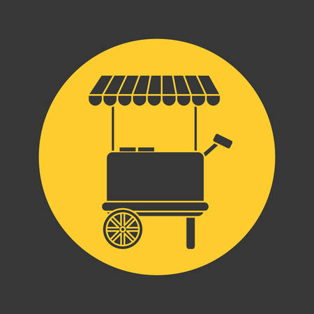 Fast Food digital design, vector illustrationのイラスト素材