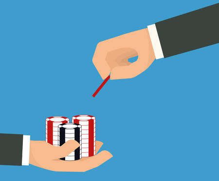 Jackpot digital design, vector illustrationのイラスト素材