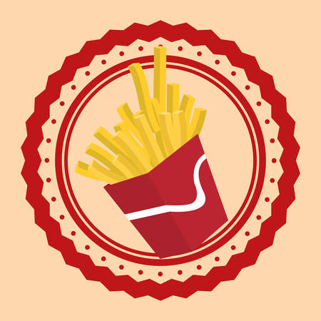 Fast Food digital design, vector illustration のイラスト素材