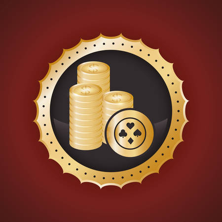 Jackpot digital design, vector illustration のイラスト素材