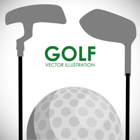 Golf digital design, vector illustrationのイラスト素材