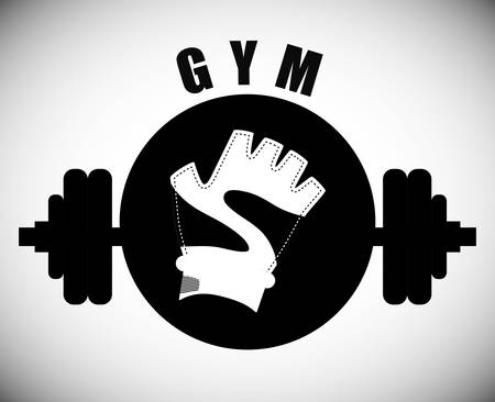 Gym digital design illustration のイラスト素材