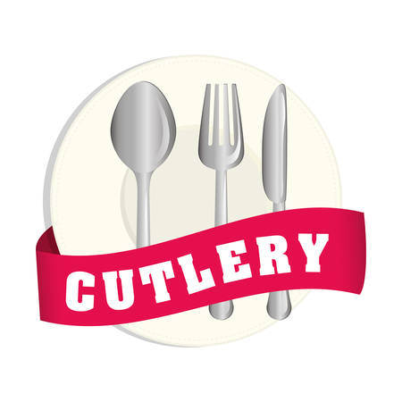 Cutlery digital designのイラスト素材