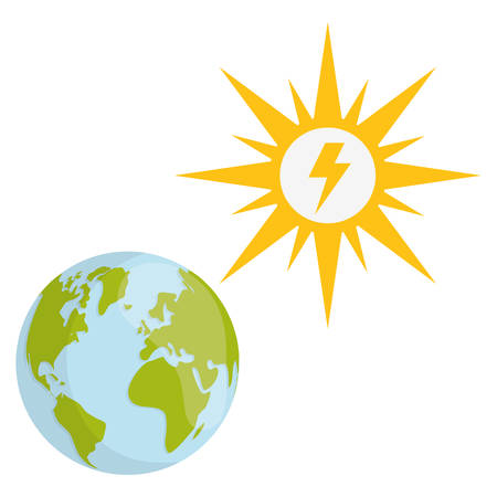 Save Energy digital designのイラスト素材