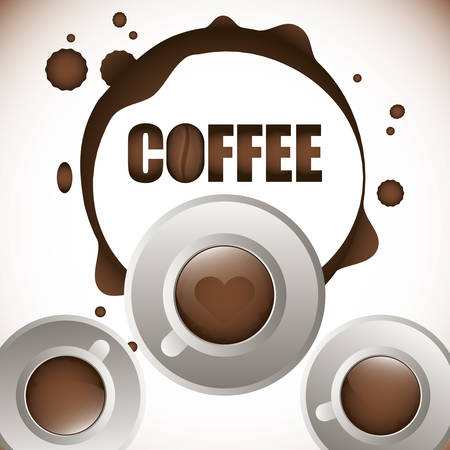 Coffee digital designのイラスト素材