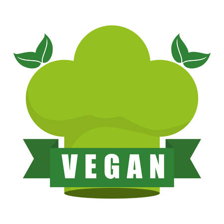 Vegan food designのイラスト素材