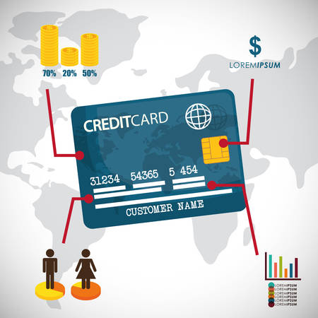 Money infographics designのイラスト素材