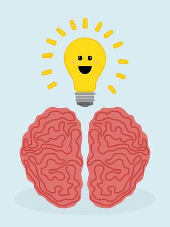 Think positive design.のイラスト素材