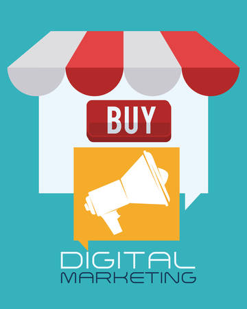 Digital marketing design, vector illustration eps 10.のイラスト素材