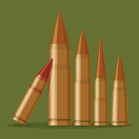 Army bullet design, vector illustration eps 10.のイラスト素材