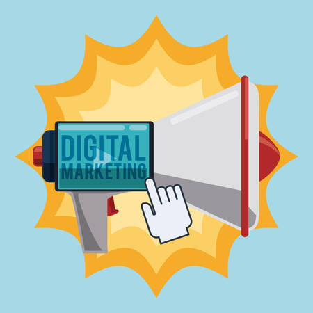Digital marketing design, vector illustration eps 10.のイラスト素材