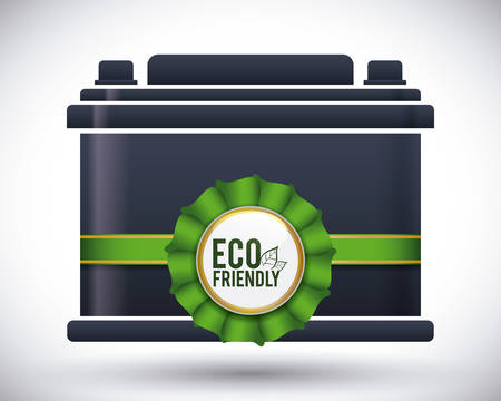 Recycle battery design, vector illustration eps 10.のイラスト素材