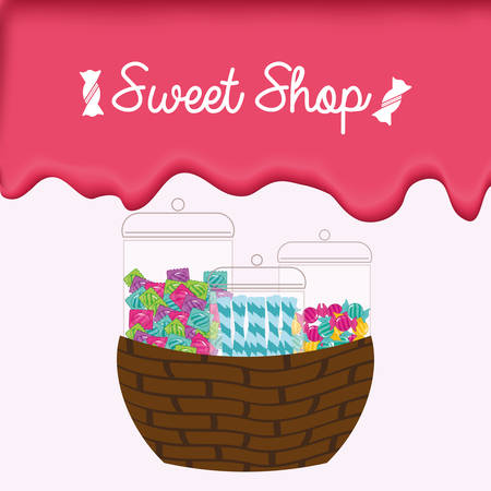 Candy digital design, vector illustration 10 eps graphicのイラスト素材