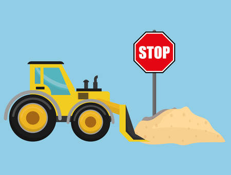 Under construction digital design, vector illustration 10 eps graphicのイラスト素材