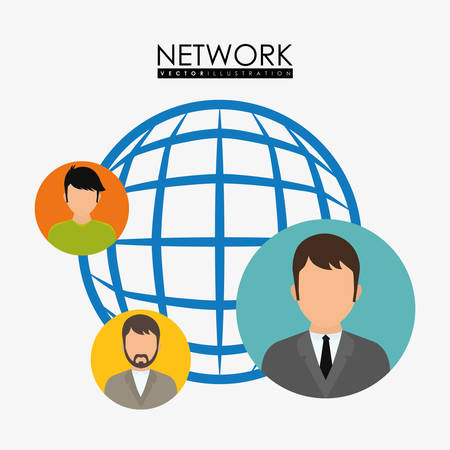 Network digital design, vector illustration 10 eps graphicのイラスト素材