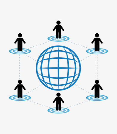 Network digital design, vector illustration 10 eps graphicのイラスト素材