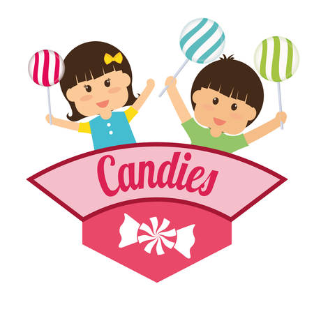 Candy digital design, vector illustration 10 eps graphicのイラスト素材