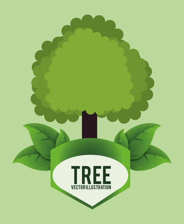Tree digital design, vector illustration 10 eps graphicのイラスト素材