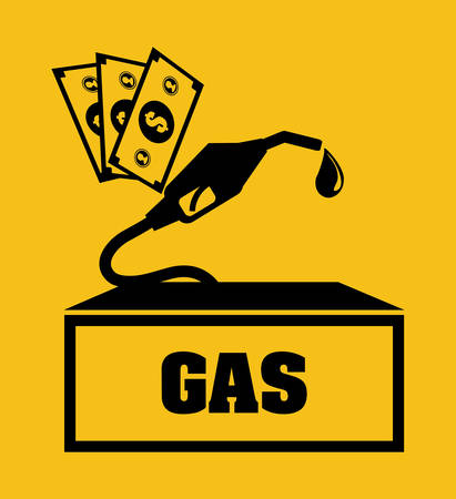 Gas Station digital design, vector illustration 10 eps graphicのイラスト素材