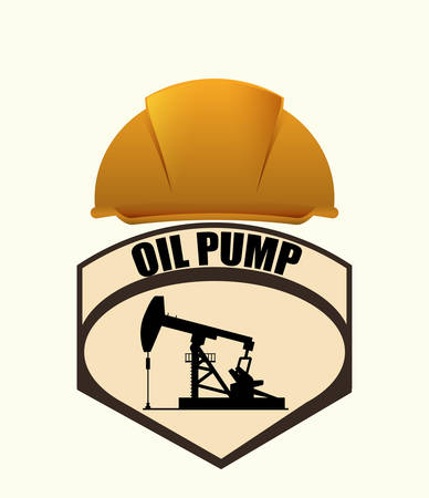 Oil Pump digital design, vector illustration 10 eps graphicのイラスト素材