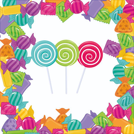 Candy digital design, vector illustration 10 eps graphicのイラスト素材