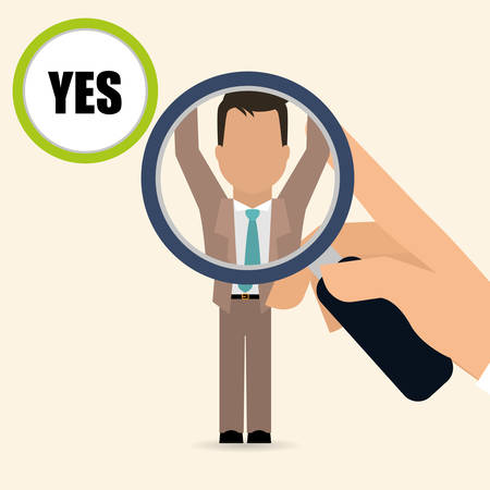 Human resources digital design, vector illustration 10 eps graphicのイラスト素材