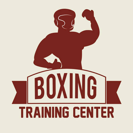 Boxing digital design, vector illustration 10 eps graphicのイラスト素材