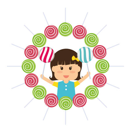 Candy digital design, vector illustration 10 eps graphicのイラスト素材