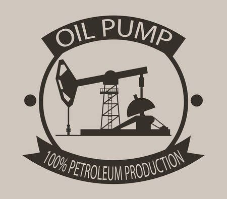 Oil Pump digital design, vector illustration 10 eps graphicのイラスト素材