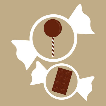 Candy digital design, vector illustration 10 eps graphicのイラスト素材