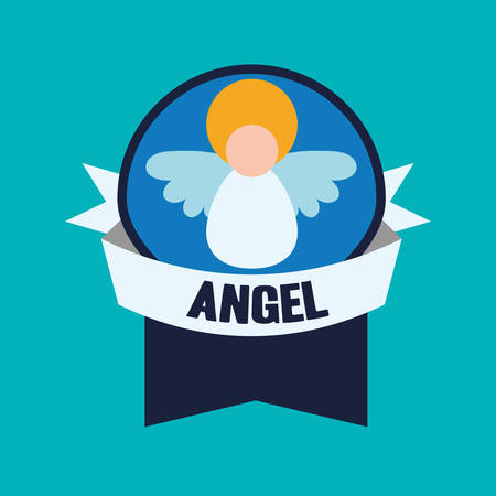 Angel digital design, vector illustration 10 eps graphicのイラスト素材