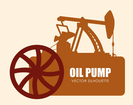 Oil Pump digital design, vector illustration 10 eps graphicのイラスト素材