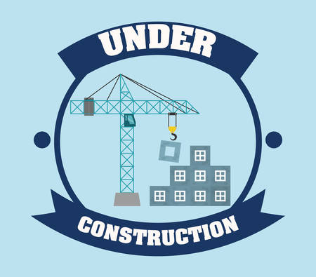 Under construction digital design, vector illustration 10 eps graphicのイラスト素材