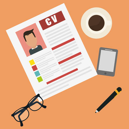 Human resources digital design, vector illustration 10 eps graphicのイラスト素材