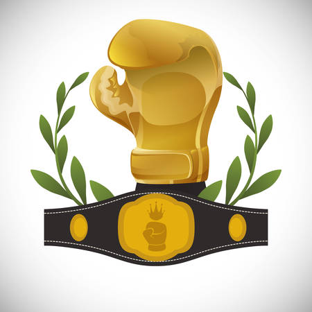 Boxing digital design, vector illustration 10 eps graphicのイラスト素材