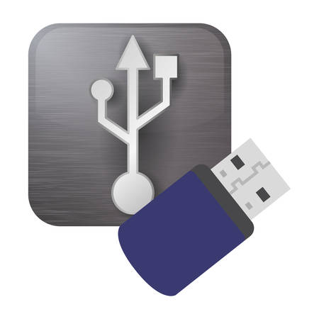 USB digital design, vector illustration 10 eps graphicのイラスト素材