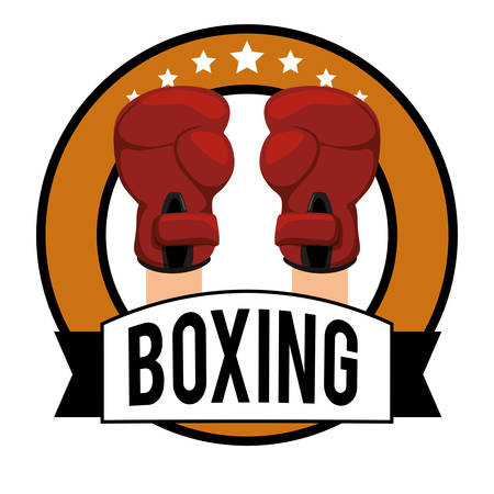 Boxing digital design, vector illustration 10 eps graphicのイラスト素材