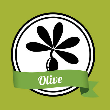 Olive Oil digital design, vector illustration 10 eps graphicのイラスト素材