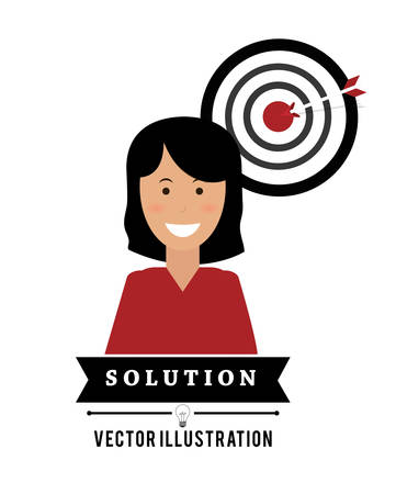 Solution digital design, vector illustration 10 eps graphicのイラスト素材
