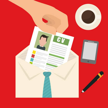 Human resources digital design, vector illustration 10 eps graphicのイラスト素材