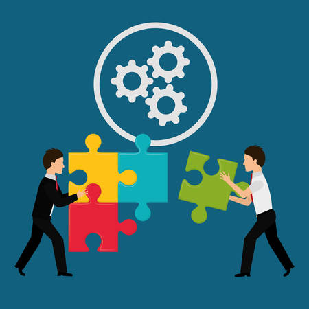 Solution digital design, vector illustration 10 eps graphicのイラスト素材