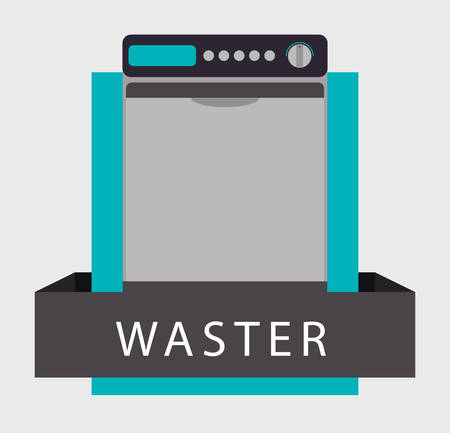 Home appliance digital design, vector illustration 10 eps graphicのイラスト素材