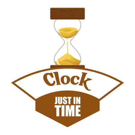 Clock digital design, vector illustration 10 eps graphicのイラスト素材